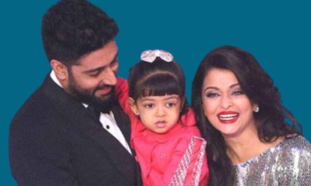 Aradhya Bacchan With Abhishek Bacchan  and Aishvrya Roy 