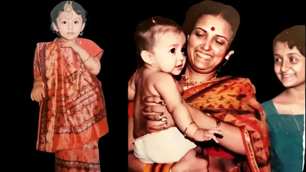 Monali Thakur Childhood Photo 