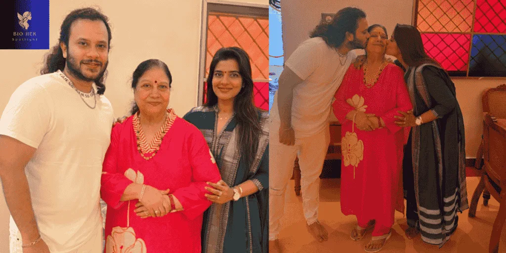 Aishwarya Rajesh With Her Mother and Brother 