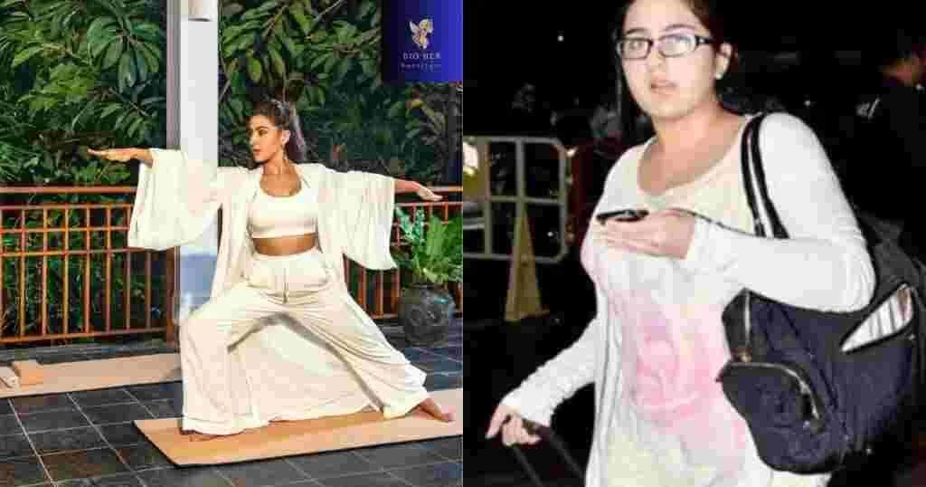 a woman in white clothes