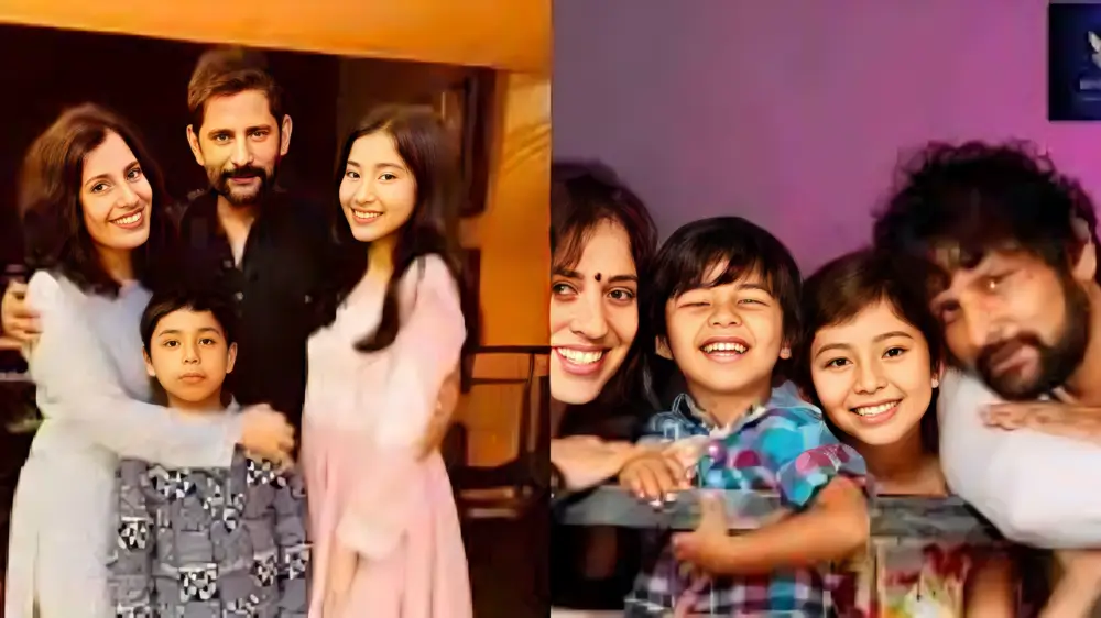 Sara Arjun with Parents 