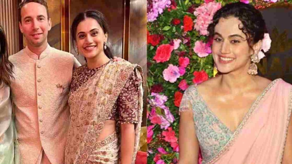 तापसी पन्नू बायोग्राफी: Taapsee Pannu Biography in Hindi, Age, Height, Husband, Family, Career, Net Worth 3 तापसी ने डेनमार्क के बैडमिंटन खिलाड़ी माथियास बो साथ 9 वर्ष तक रिश्ते में रहने के बाद, दिसंबर 2023 में कोर्ट मैरिज के बाद,तापसी ने 23 मार्च 2024 को उदयपुर में एक पारंपरिक भारतीय रीती-रिवाज़ से शादी समारोह में माथियास बो से विवाह कर लिया।