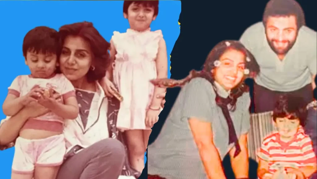 Riddhima Kapoor Sahni Childhood Photo Early Life