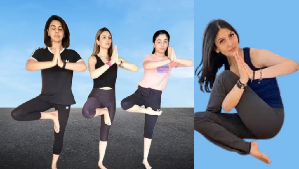 Riddhima Kapoor Sahni  Yoga With Neetu Singh and Daughter