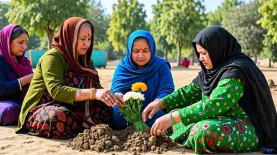 लक्ष्मी आरती और दीपावली का महत्व: धनतेरस से भाईदूज तक का उत्सव, जोधपुर की परंपराओं के साथ 3 लक्ष्मी की पूजा खेजड़ी के रूप में करती हुई जोधपुर की दिवाली