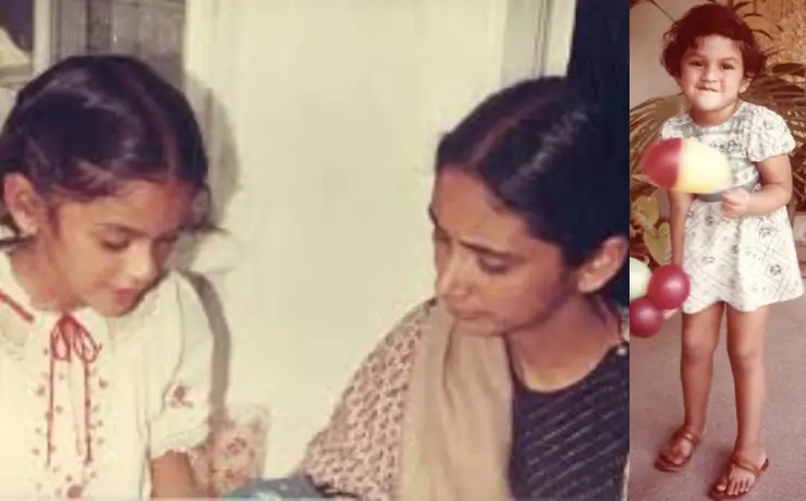 Aditi Rao Hydari  Childhood Photo 