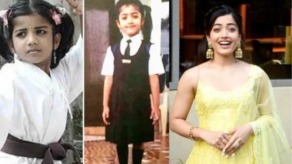 Rashmika Mandanna childhood photo