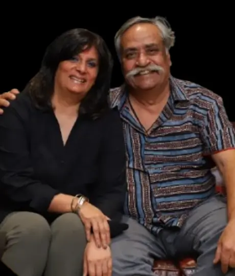 Piyush Pandey with Wife Nita joshi 