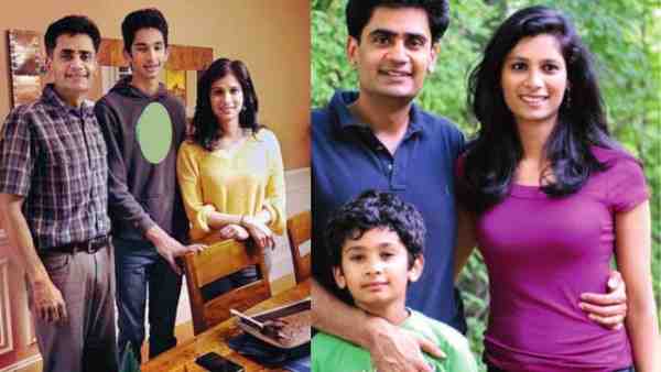 गीता गोपीनाथ: जीवन परिचय, शिक्षा, परिवार, करियर, पति, बच्चे, नेटवर्थ और रोचक तथ्य | Gita Gopinath Biography in Hindi 4 गीता गोपीनाथ अपने पति इक़बाल सिंह धालीवाल और बेटे रोहिल के साथ