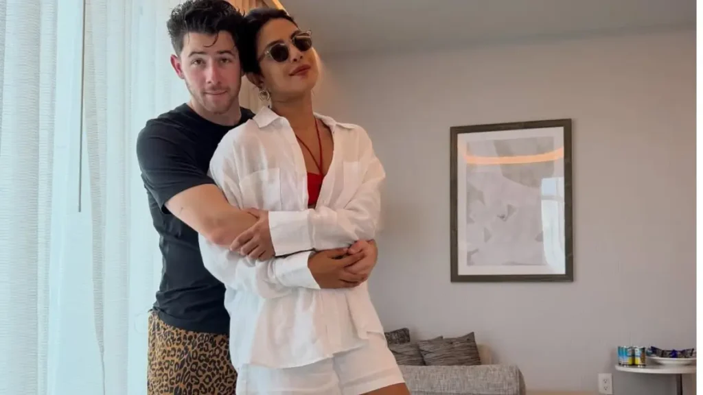 Priyanka Chopra with husband