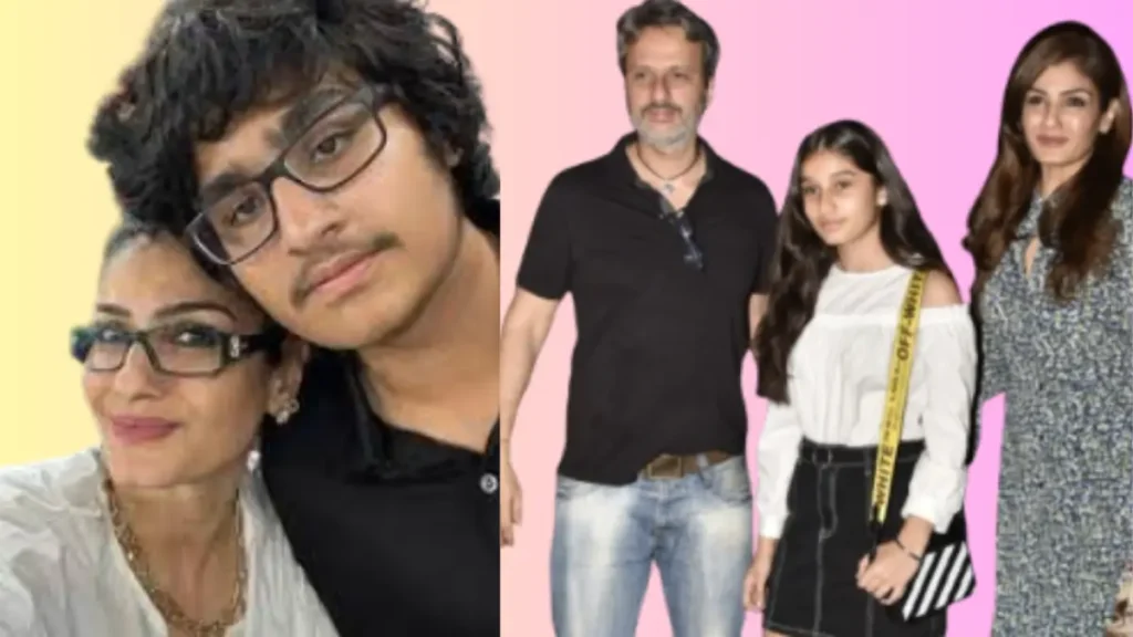 Raveena Tandon family 