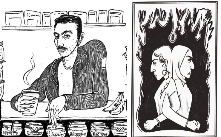 Rama Duwaji Biography in hindi: न्यूयॉर्क के नए मेयर जोहरान ममदानी की पत्नी किसी अप्सरा से कम खूबसूरत नहीं, देखिये 10 खूबसूरत तस्वीरें 2 Rama Sawaf Duwaiji Art