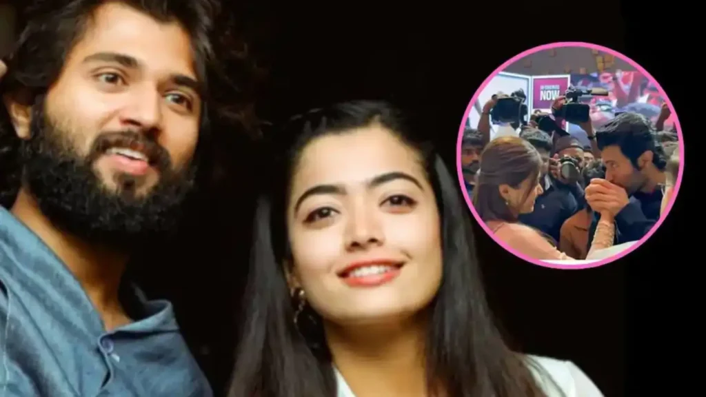 विजय देवरकोंडा ने रश्मिका मंदाना का हाथ चूमा: 'द गर्लफ्रेंड' की सफलता समारोह में पहली बार सार्वजनिक प्यार का इजहार 3 Vijay Deverakonda Kiss Rashmika Mandanna Hand