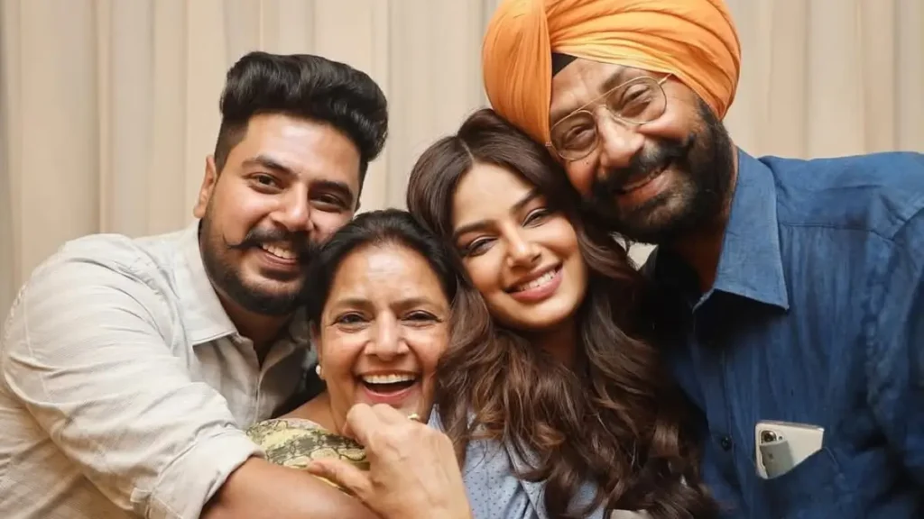 Harnaaz Kaur Sandhu Family 
