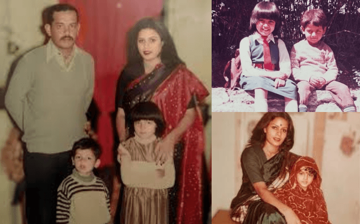 Celina Jaitly Childhood Photo