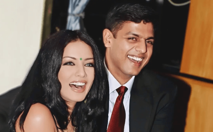 Celina Jaitly with her Brother vikrant kumar jaitly