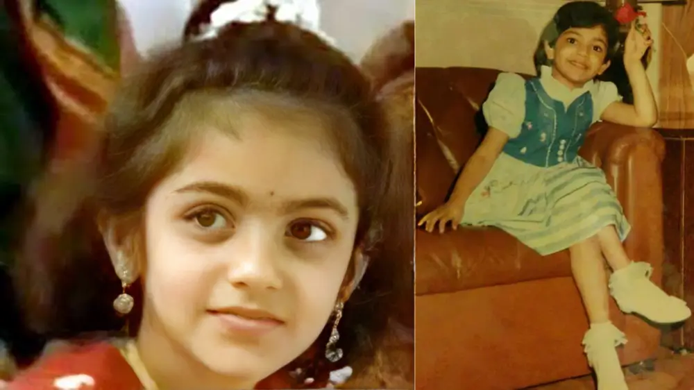 Kajal Aggarwal Childhood Photo 