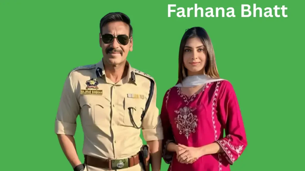 Farhana Bhatt with Ajay Devgan 