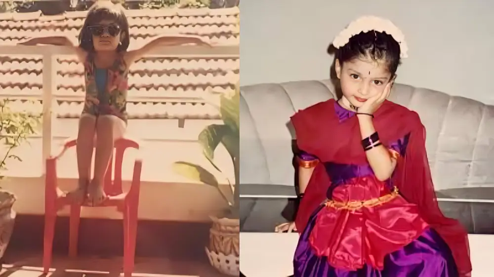 Nidhi Agarwal Childhood Photo 