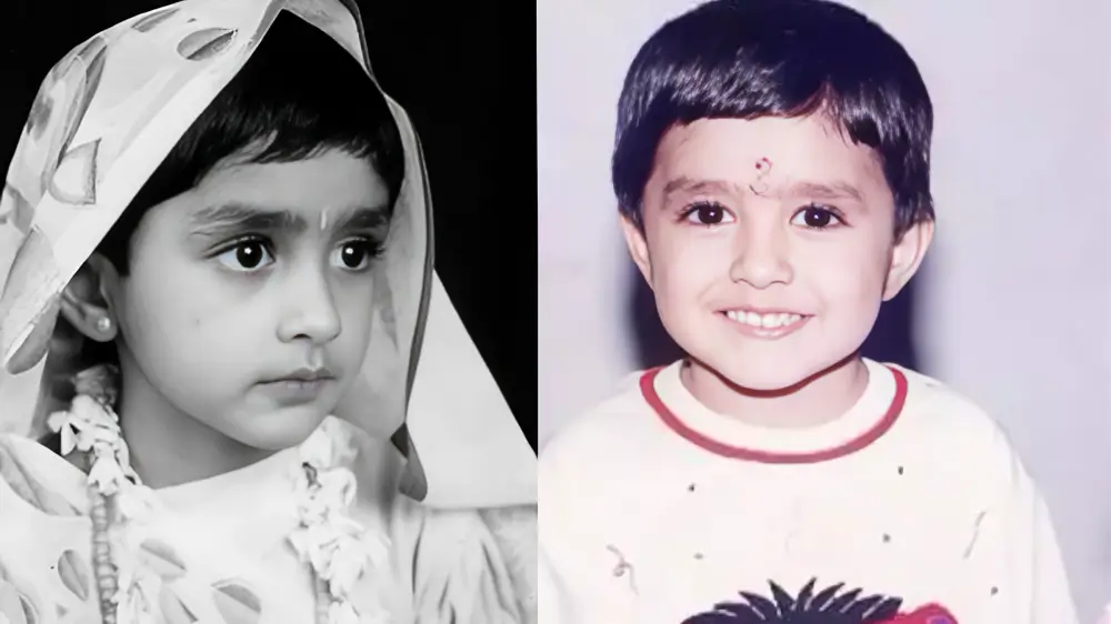 Mrunal Thakur Childhood Photo 